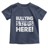 Pink Shirt Day Toddler T Shirt Bullying Stops Here Stand Up To Bullies