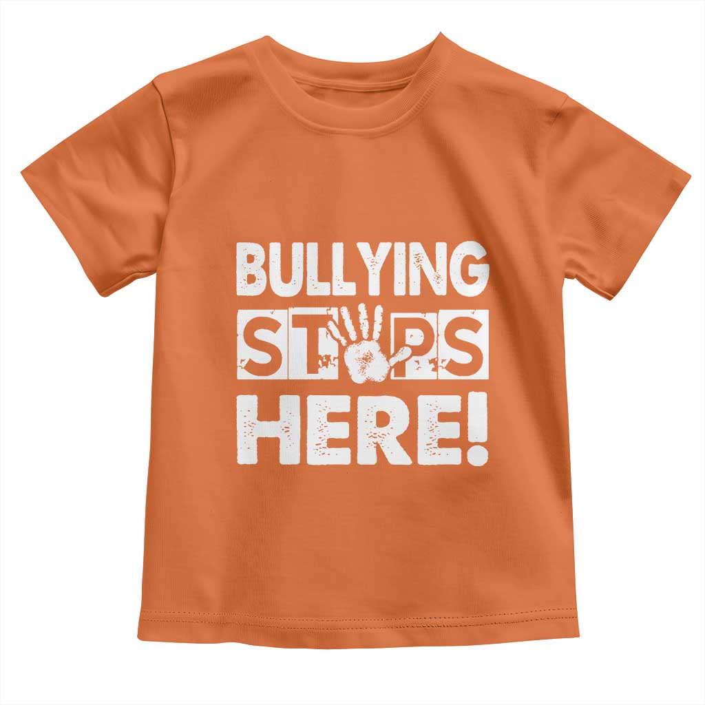 Pink Shirt Day Toddler T Shirt Bullying Stops Here Stand Up To Bullies