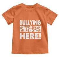 Pink Shirt Day Toddler T Shirt Bullying Stops Here Stand Up To Bullies