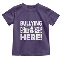 Pink Shirt Day Toddler T Shirt Bullying Stops Here Stand Up To Bullies