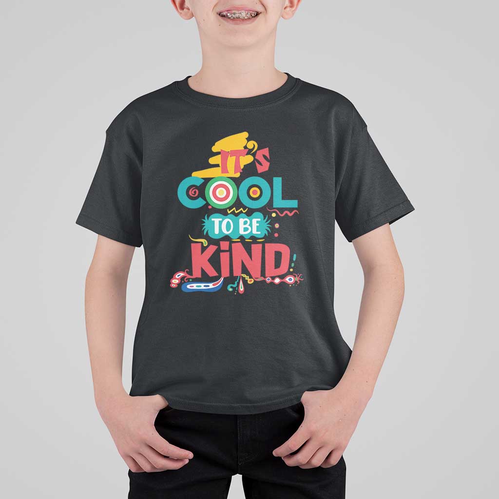 Pink Shirt Day T Shirt For Kid It's Cool To Be Kind Anti Bullying Choose Kindness