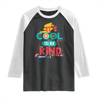 Pink Shirt Day Raglan Shirt It's Cool To Be Kind Anti Bullying Choose Kindness
