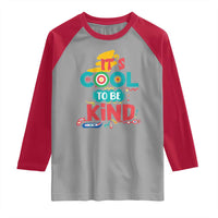 Pink Shirt Day Raglan Shirt It's Cool To Be Kind Anti Bullying Choose Kindness