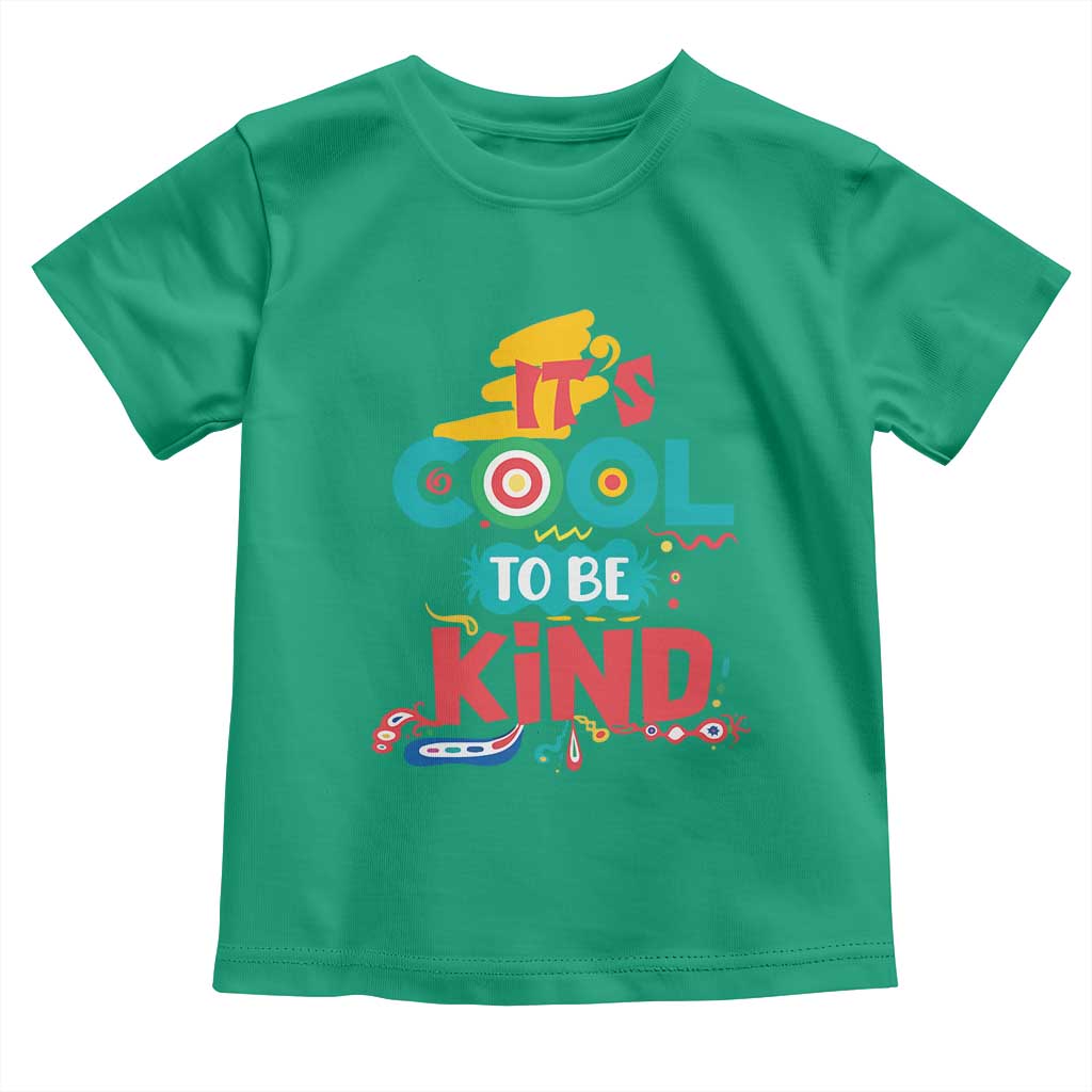 Pink Shirt Day Toddler T Shirt It's Cool To Be Kind Anti Bullying Choose Kindness