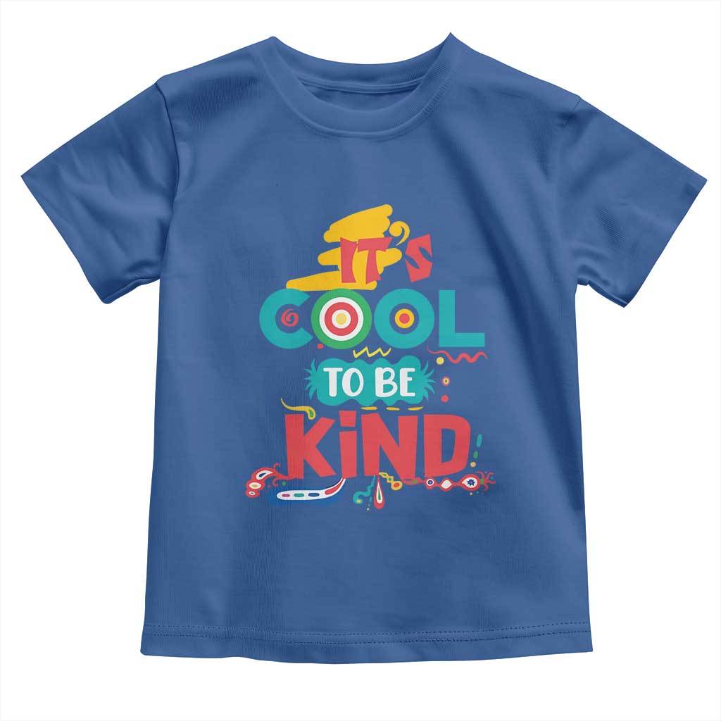 Pink Shirt Day Toddler T Shirt It's Cool To Be Kind Anti Bullying Choose Kindness