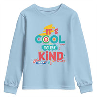 Pink Shirt Day Youth Sweatshirt It's Cool To Be Kind Anti Bullying Choose Kindness
