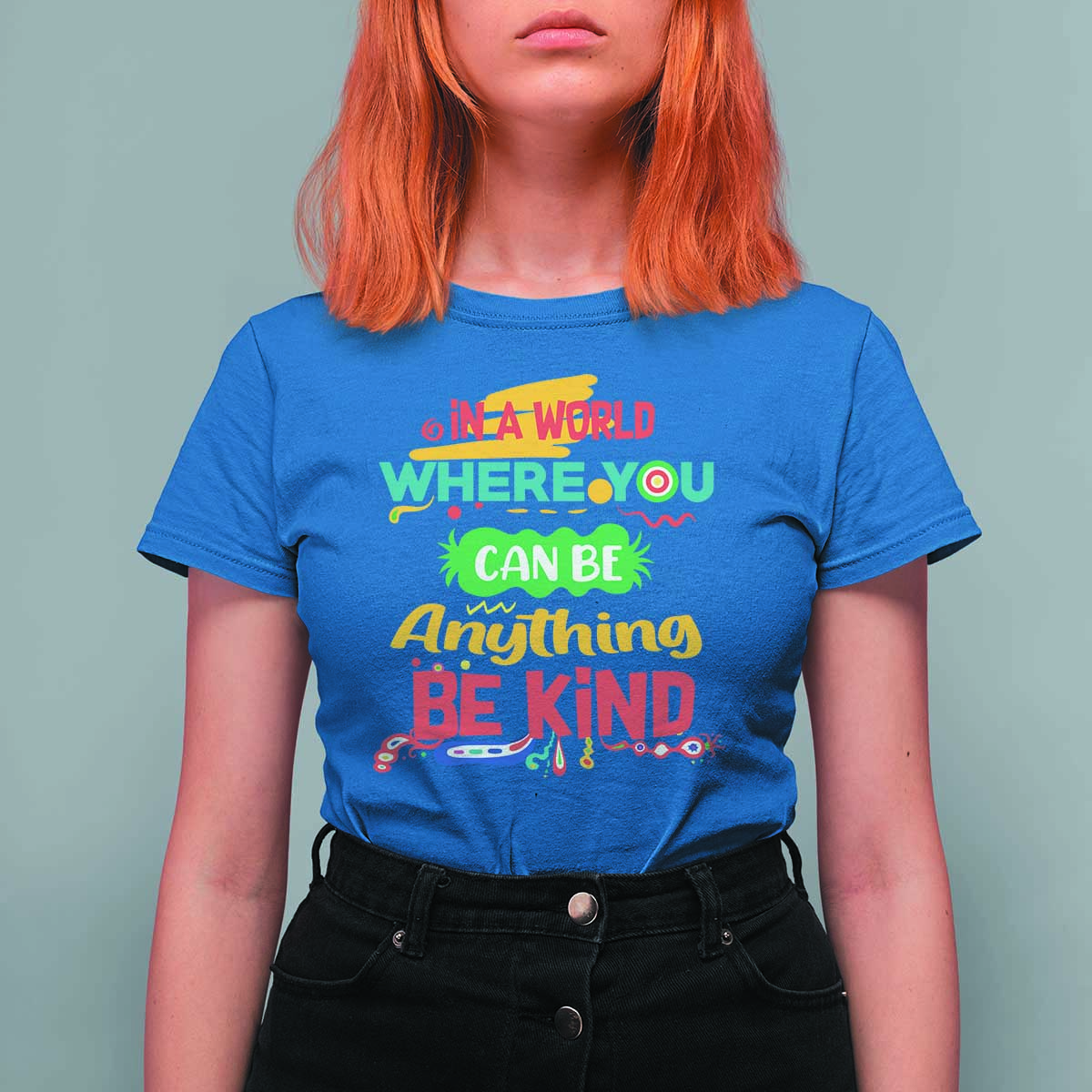 Pink Shirt Day T Shirt For Women In A World Where You Can Be Anything Be Kind Choose Kindness
