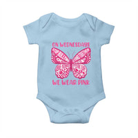 Pink Shirt Day Baby Onesie On Wednesdays We Wear Pink Anti Bullying Butterfly