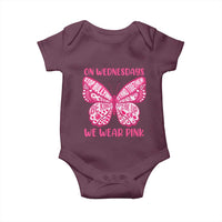 Pink Shirt Day Baby Onesie On Wednesdays We Wear Pink Anti Bullying Butterfly