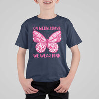 Pink Shirt Day T Shirt For Kid On Wednesdays We Wear Pink Anti Bullying Butterfly