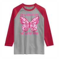 Pink Shirt Day Raglan Shirt On Wednesdays We Wear Pink Anti Bullying Butterfly