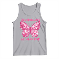 Pink Shirt Day Tank Top On Wednesdays We Wear Pink Anti Bullying Butterfly