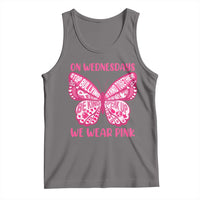 Pink Shirt Day Tank Top On Wednesdays We Wear Pink Anti Bullying Butterfly