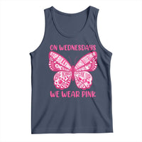 Pink Shirt Day Tank Top On Wednesdays We Wear Pink Anti Bullying Butterfly