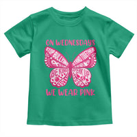 Pink Shirt Day Toddler T Shirt On Wednesdays We Wear Pink Anti Bullying Butterfly