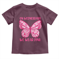 Pink Shirt Day Toddler T Shirt On Wednesdays We Wear Pink Anti Bullying Butterfly