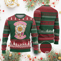 Pink Shirt Day Ugly Christmas Sweater Be A Buddy Not A Bully Anti Bullying Funny Wordplay - Wonder Print Shop