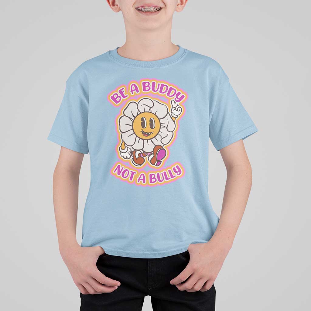 Pink Shirt Day T Shirt For Kid Be A Buddy Not A Bully Anti Bullying Funny Wordplay