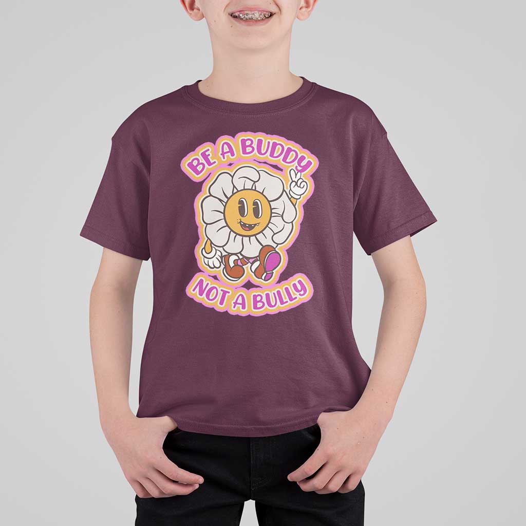 Pink Shirt Day T Shirt For Kid Be A Buddy Not A Bully Anti Bullying Funny Wordplay