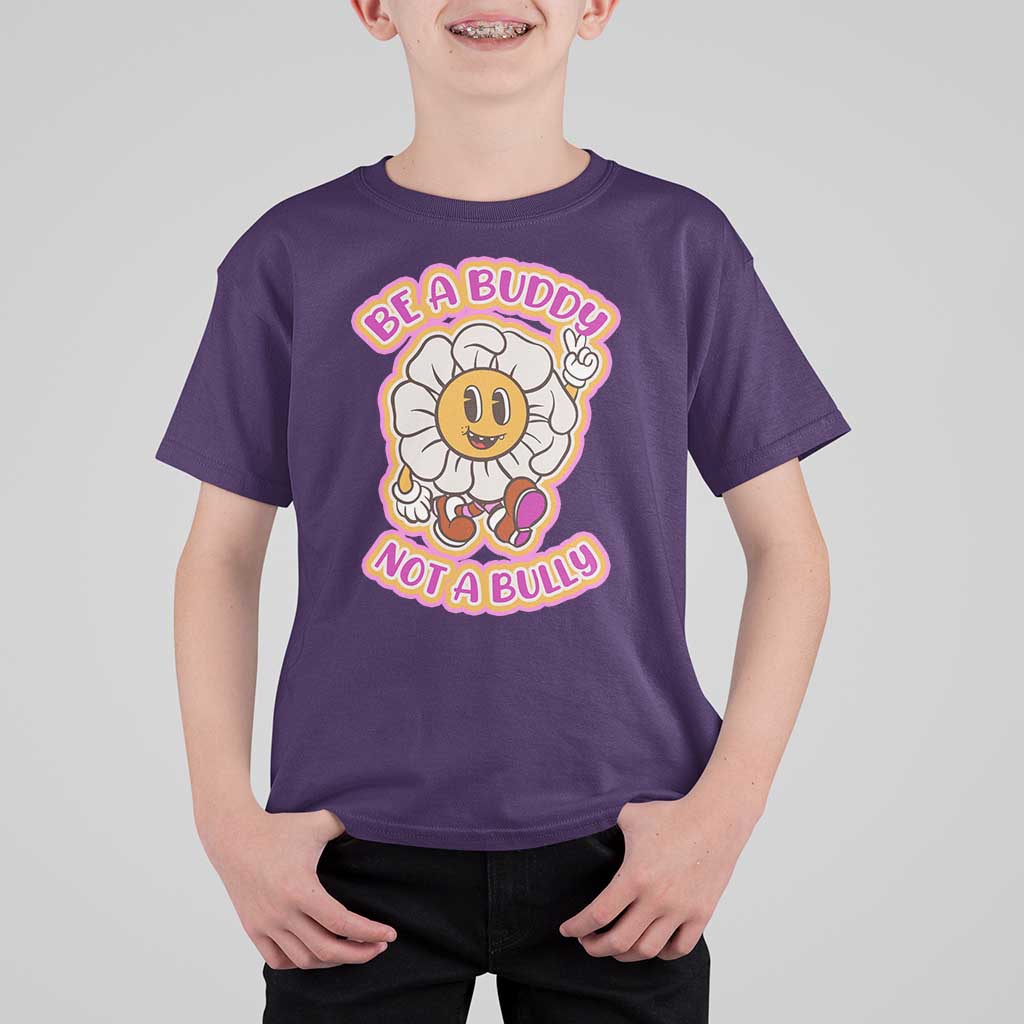 Pink Shirt Day T Shirt For Kid Be A Buddy Not A Bully Anti Bullying Funny Wordplay