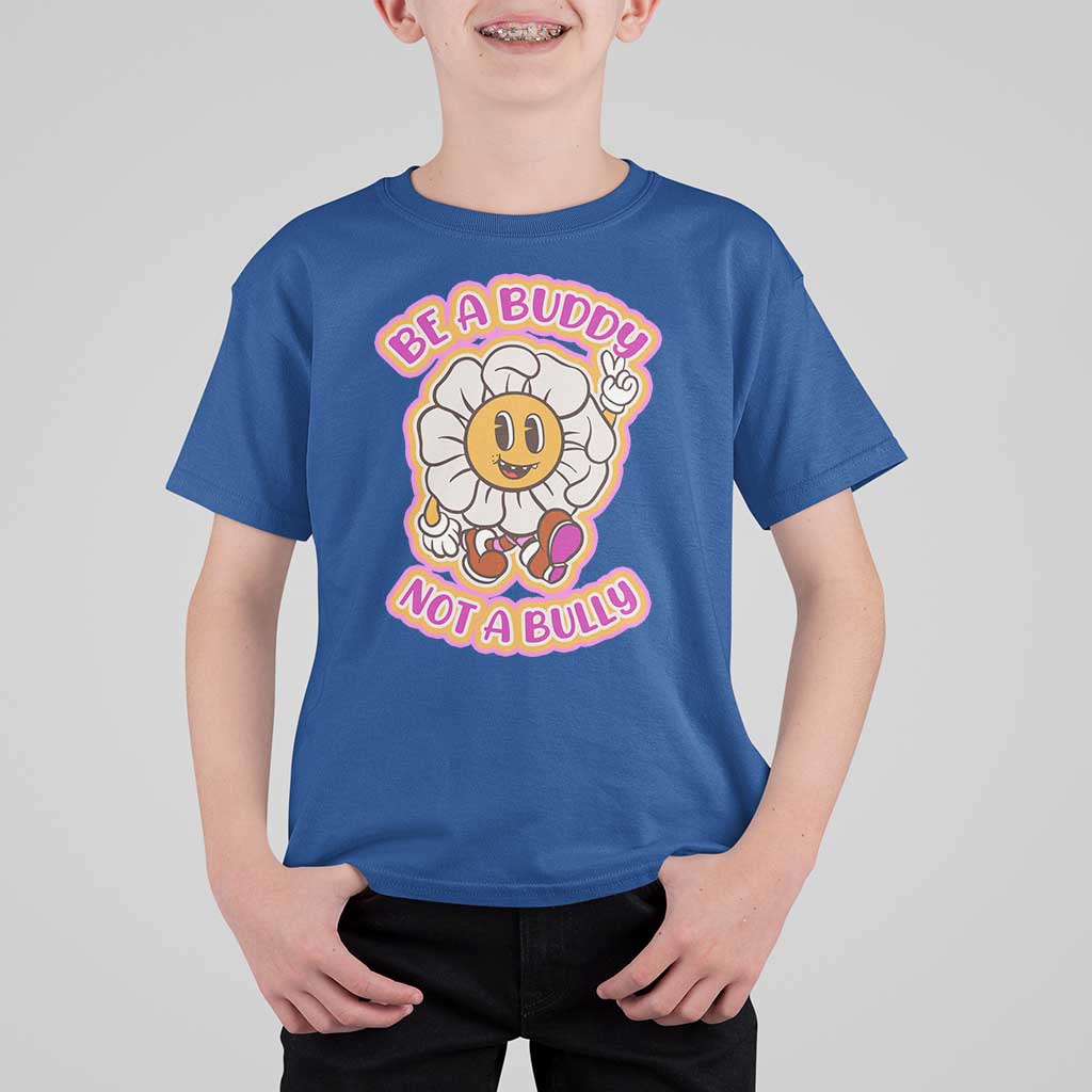 Pink Shirt Day T Shirt For Kid Be A Buddy Not A Bully Anti Bullying Funny Wordplay