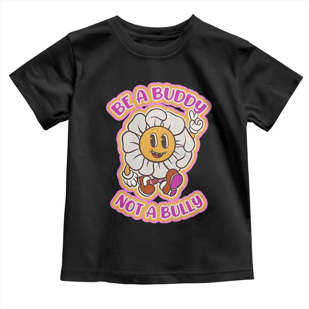 Pink Shirt Day Toddler T Shirt Be A Buddy Not A Bully Anti Bullying Funny Wordplay