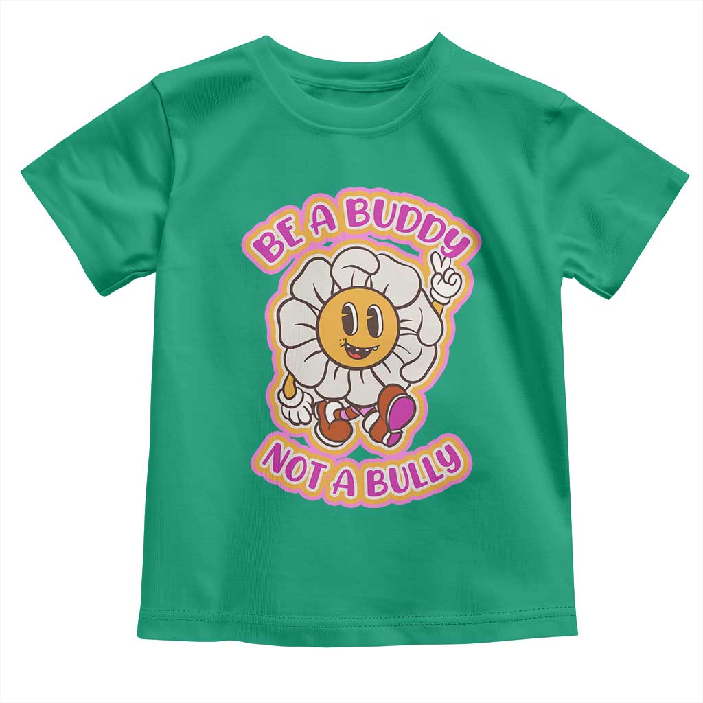 Pink Shirt Day Toddler T Shirt Be A Buddy Not A Bully Anti Bullying Funny Wordplay
