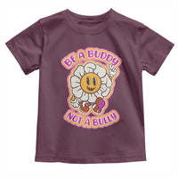 Pink Shirt Day Toddler T Shirt Be A Buddy Not A Bully Anti Bullying Funny Wordplay
