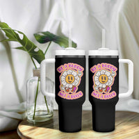 Pink Shirt Day Tumbler With Handle Be A Buddy Not A Bully Anti Bullying Funny Wordplay