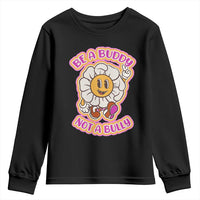 Pink Shirt Day Youth Sweatshirt Be A Buddy Not A Bully Anti Bullying Funny Wordplay