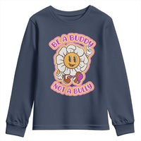 Pink Shirt Day Youth Sweatshirt Be A Buddy Not A Bully Anti Bullying Funny Wordplay