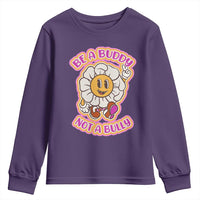 Pink Shirt Day Youth Sweatshirt Be A Buddy Not A Bully Anti Bullying Funny Wordplay