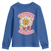 Pink Shirt Day Youth Sweatshirt Be A Buddy Not A Bully Anti Bullying Funny Wordplay