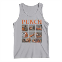 Cute Baby Monkey Punch with Plush Toy Graphic Tank Top