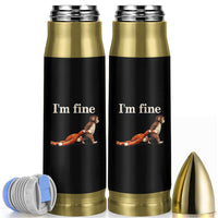 I’m Fine Funny Monkey Meme Bullet Tumbler Viral Punch Baby Monkey Relatable Cute Gift