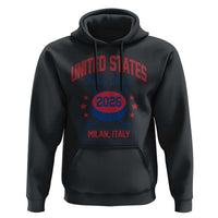United States Hockey Champs 2026 Milan Italy Hoodie Patriotic USA Gold Medal Winter Games Fan