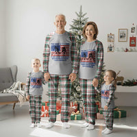 USA Gold Medal Hockey Patriotic American Flag Plaid Pajama Set The Only Ice I Like Champions