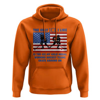 USA Gold Medal Hockey Patriotic American Flag Hoodie The Only Ice I Like Champions