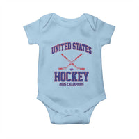 United States Hockey 2026 Champions Baby Onesie Patriotic USA Ice Hockey Victory Fan