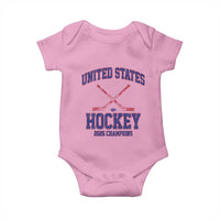 United States Hockey 2026 Champions Baby Onesie Patriotic USA Ice Hockey Victory Fan