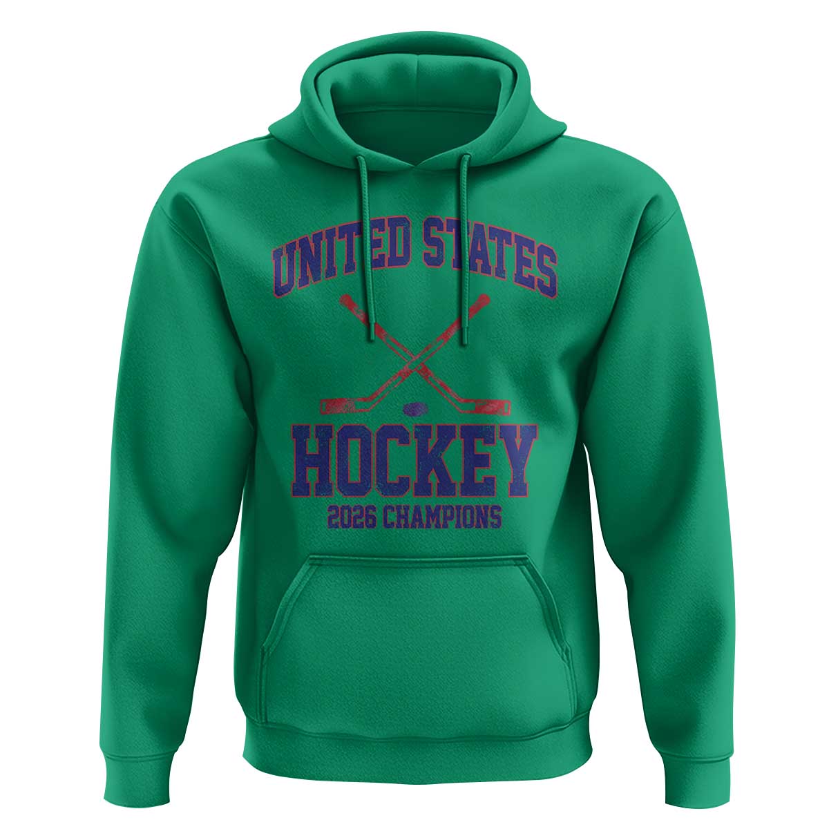 United States Hockey 2026 Champions Hoodie Patriotic USA Ice Hockey Victory Fan