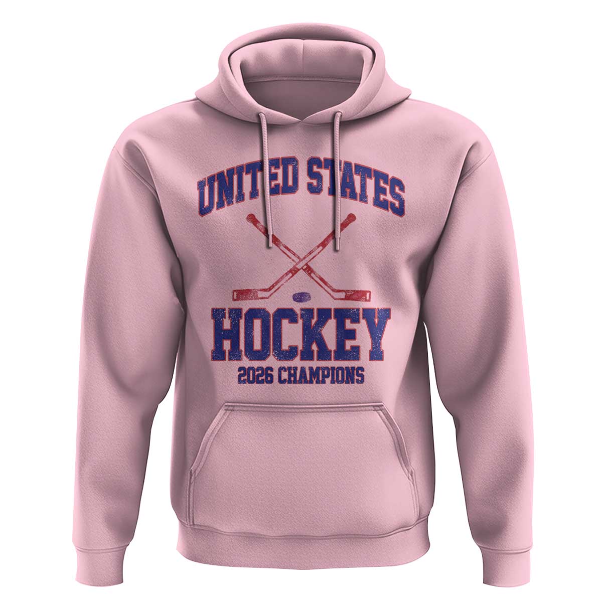 United States Hockey 2026 Champions Hoodie Patriotic USA Ice Hockey Victory Fan