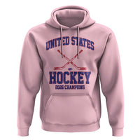 United States Hockey 2026 Champions Hoodie Patriotic USA Ice Hockey Victory Fan