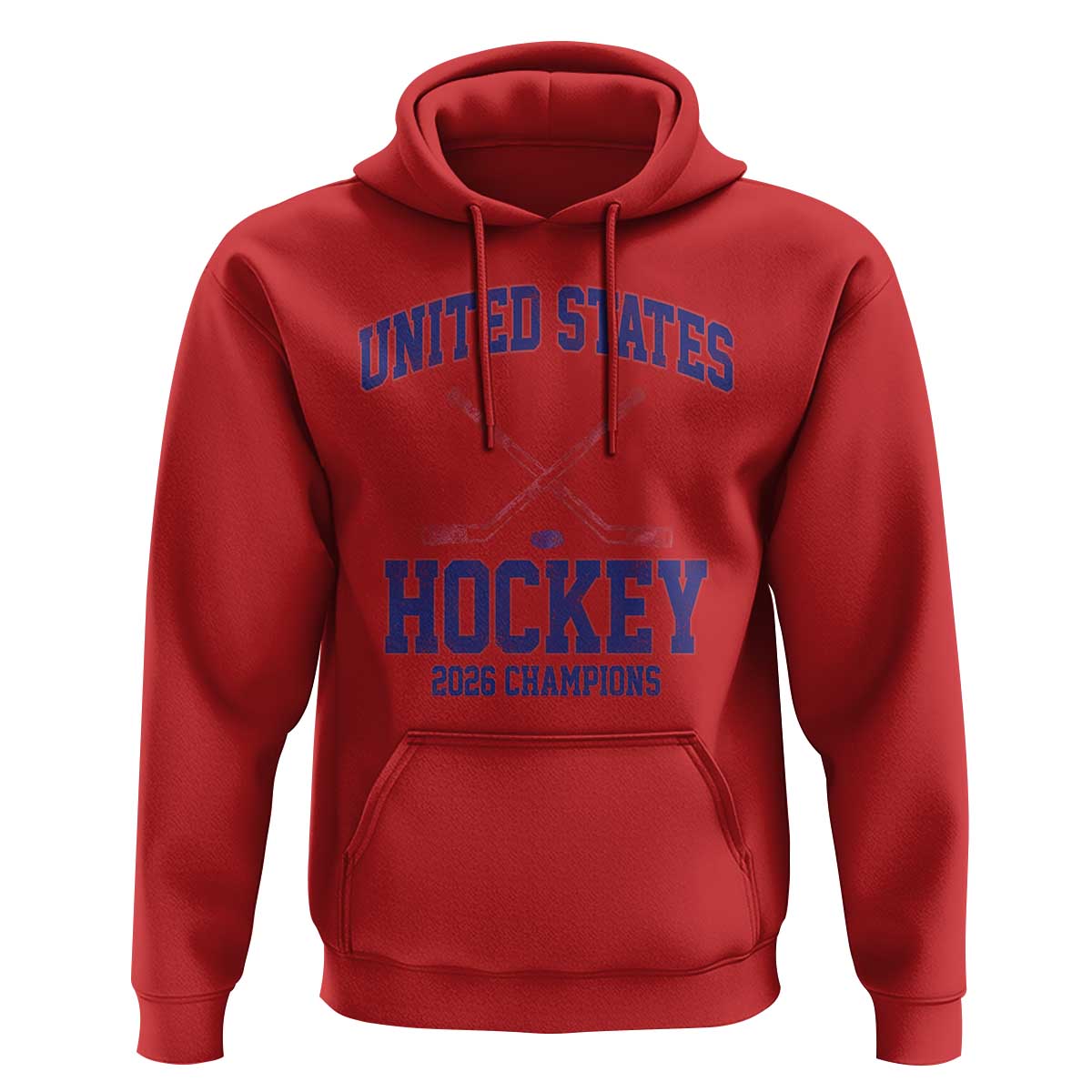 United States Hockey 2026 Champions Hoodie Patriotic USA Ice Hockey Victory Fan