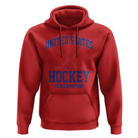 United States Hockey 2026 Champions Hoodie Patriotic USA Ice Hockey Victory Fan