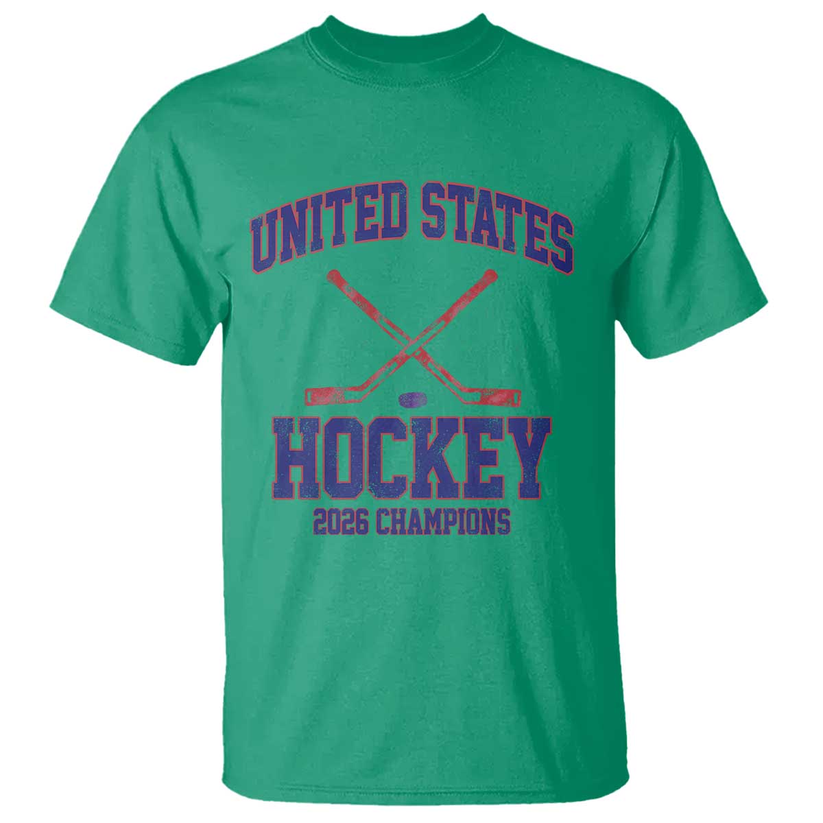 United States Hockey 2026 Champions T Shirt Patriotic USA Ice Hockey Victory Fan