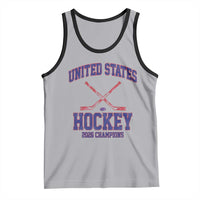 United States Hockey 2026 Champions Tank Top Patriotic USA Ice Hockey Victory Fan
