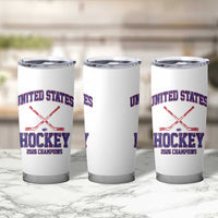 United States Hockey 2026 Champions Tumbler Cup Patriotic USA Ice Hockey Victory Fan