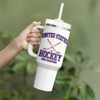 United States Hockey 2026 Champions Tumbler With Handle Patriotic USA Ice Hockey Victory Fan
