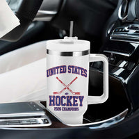 United States Hockey 2026 Champions Tumbler With Handle Patriotic USA Ice Hockey Victory Fan